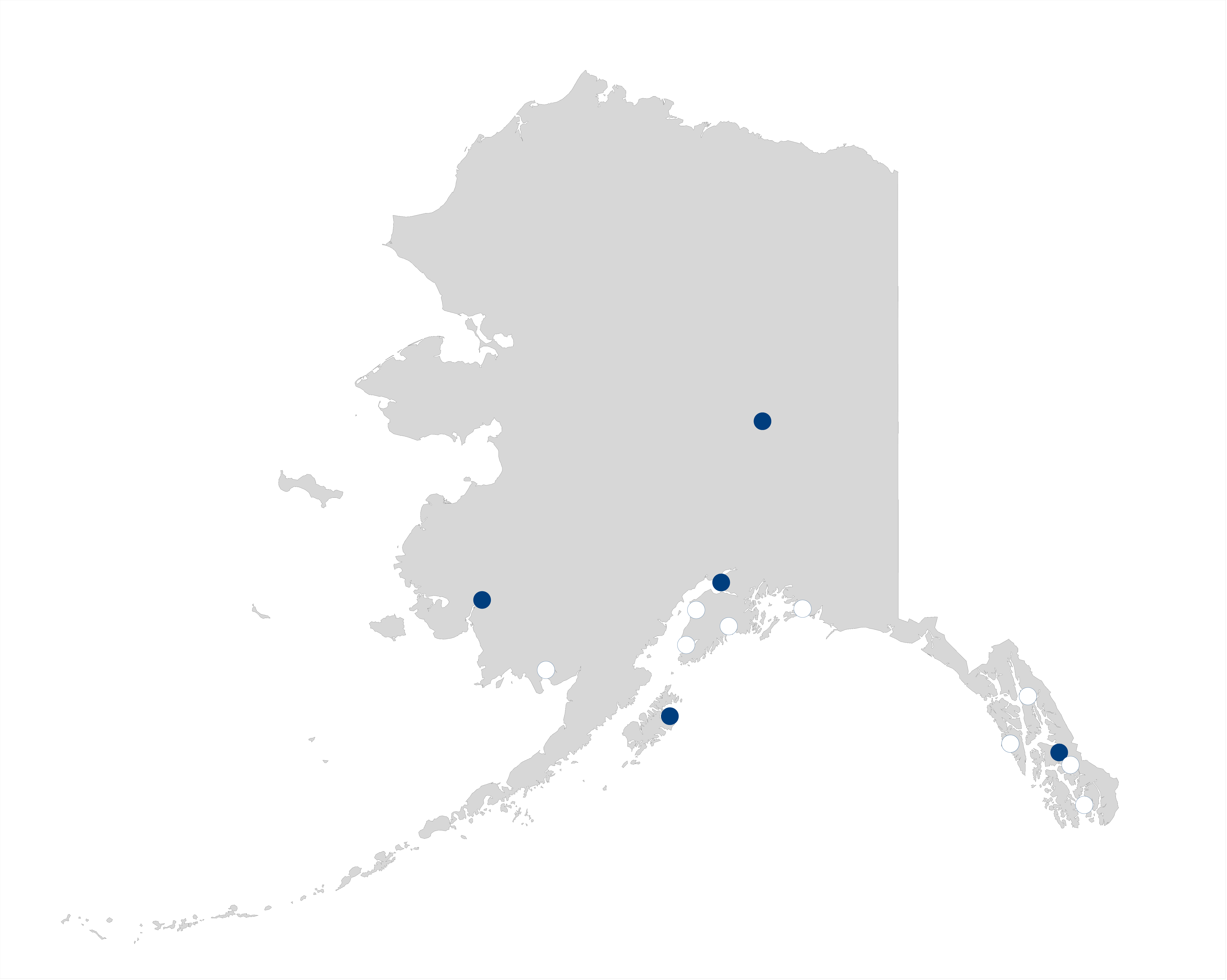 hospital palliative care map for Alaska