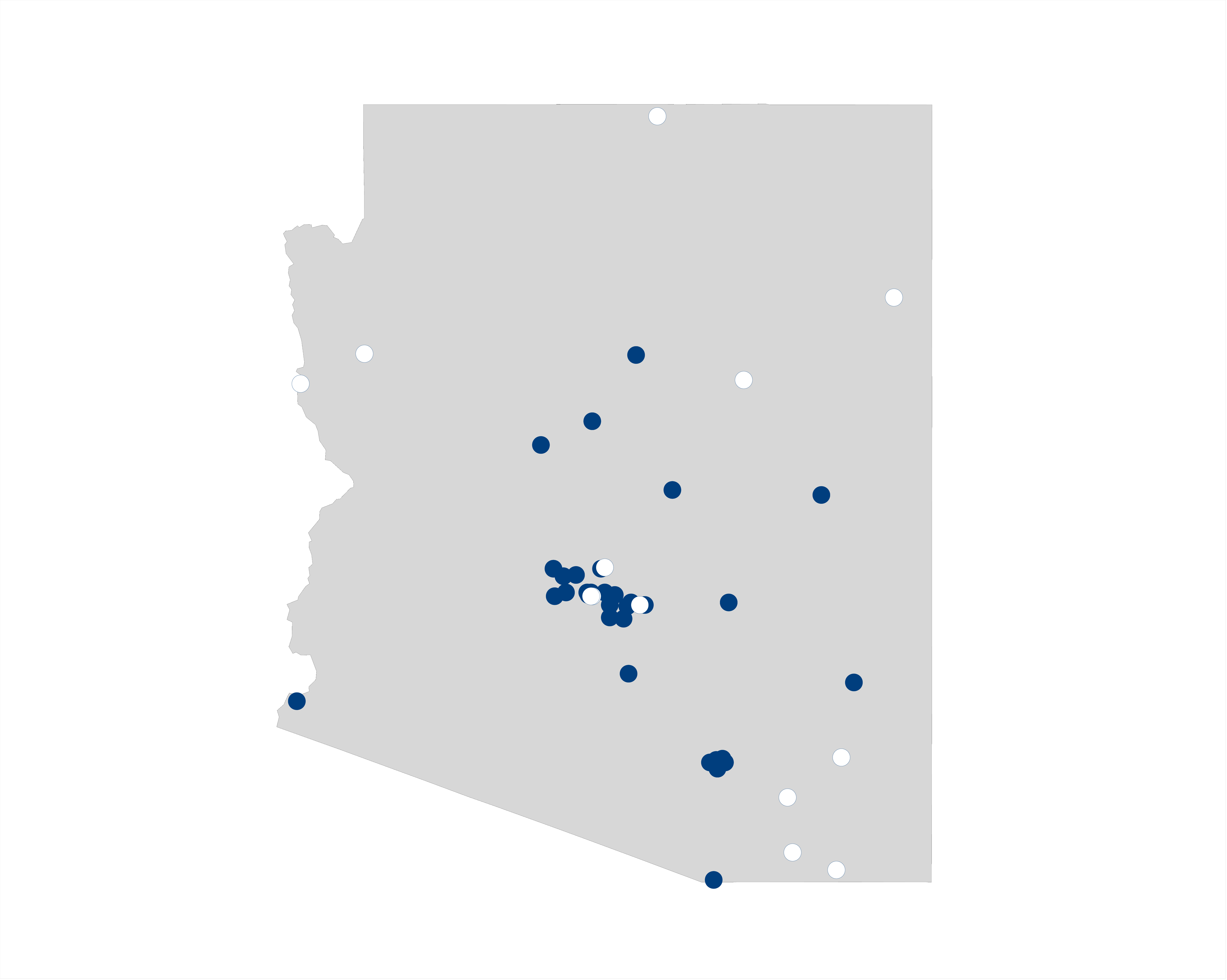 hospital palliative care map for Arizona