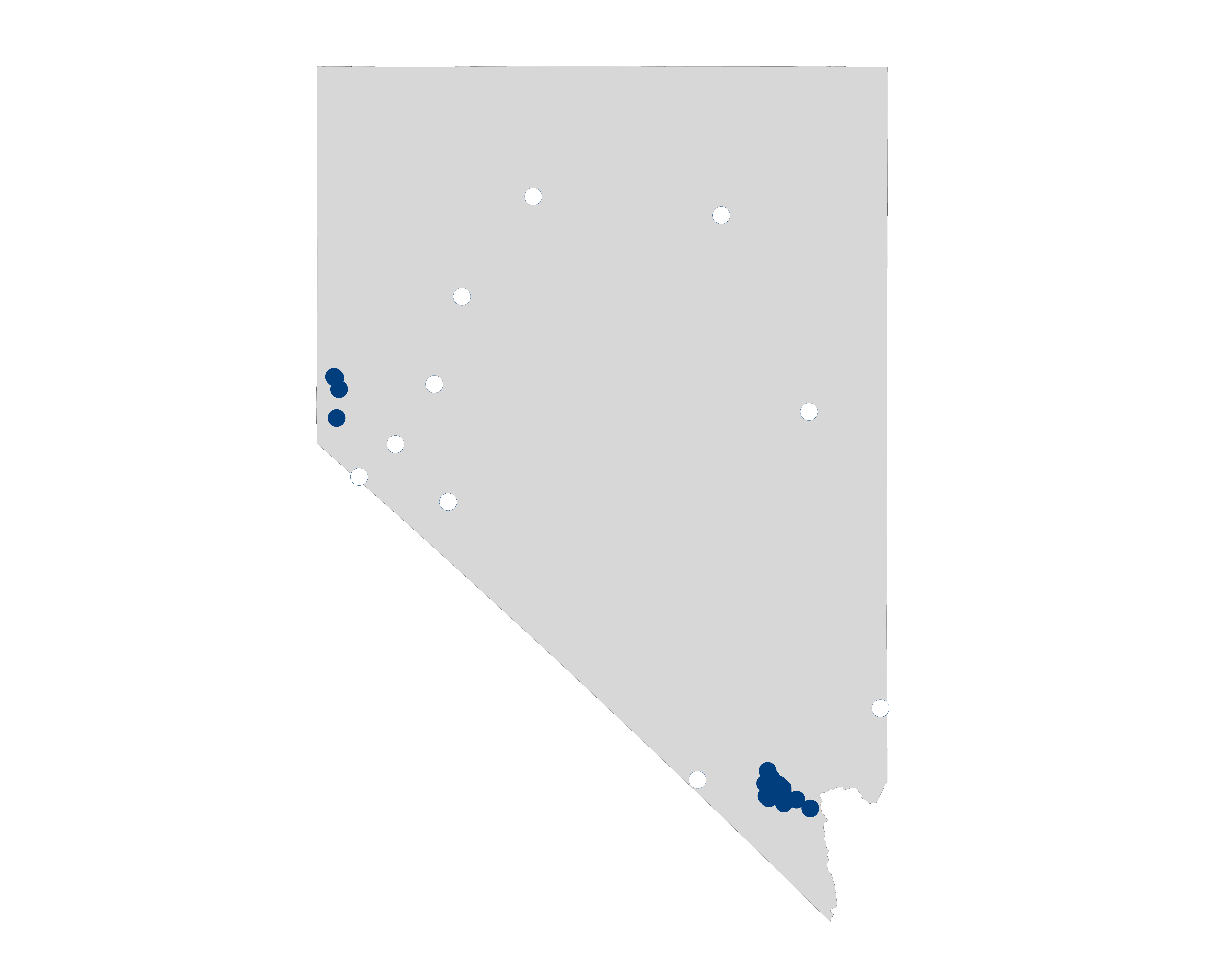 hospital palliative care map for Nevada