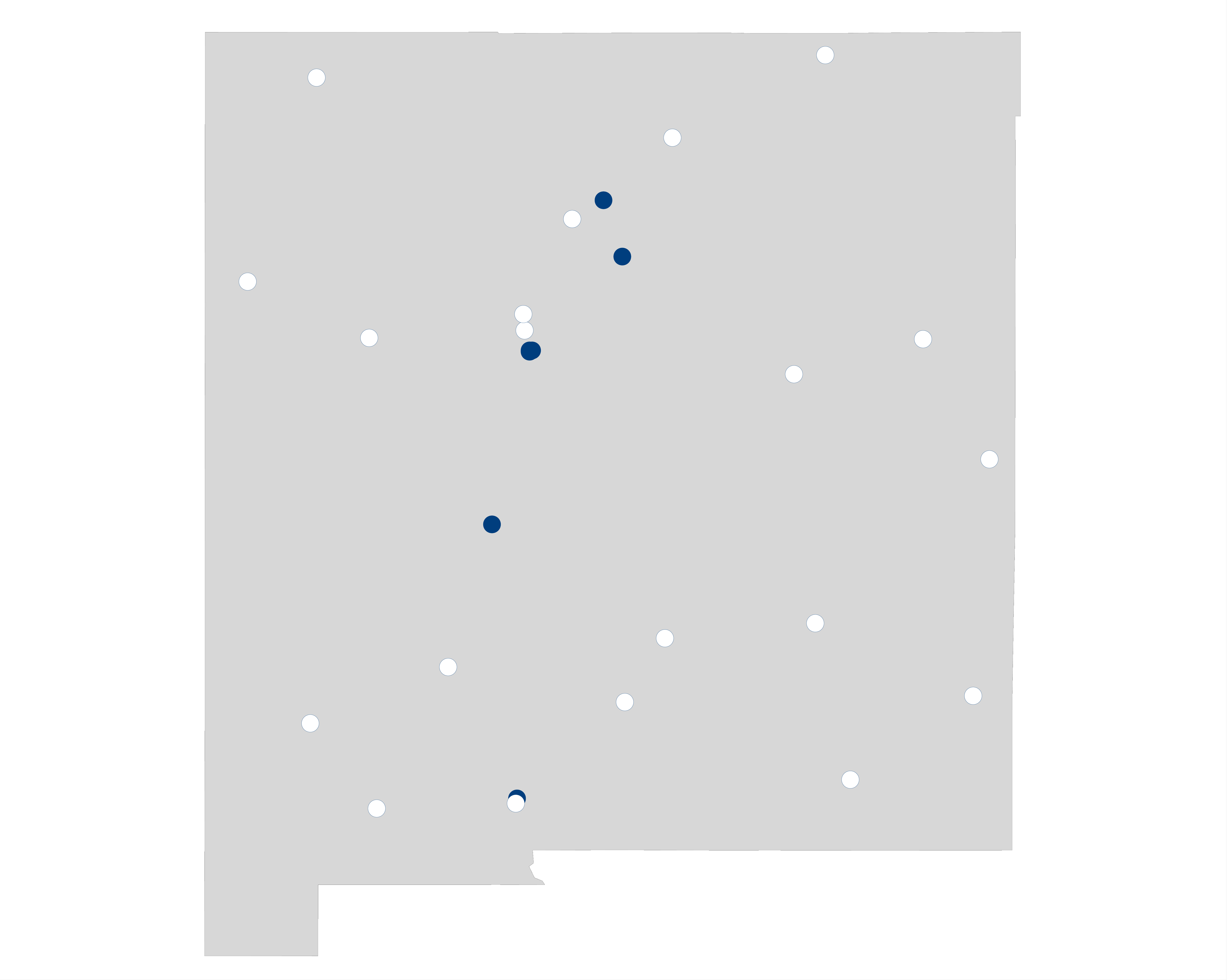 hospital palliative care map for New Mexico