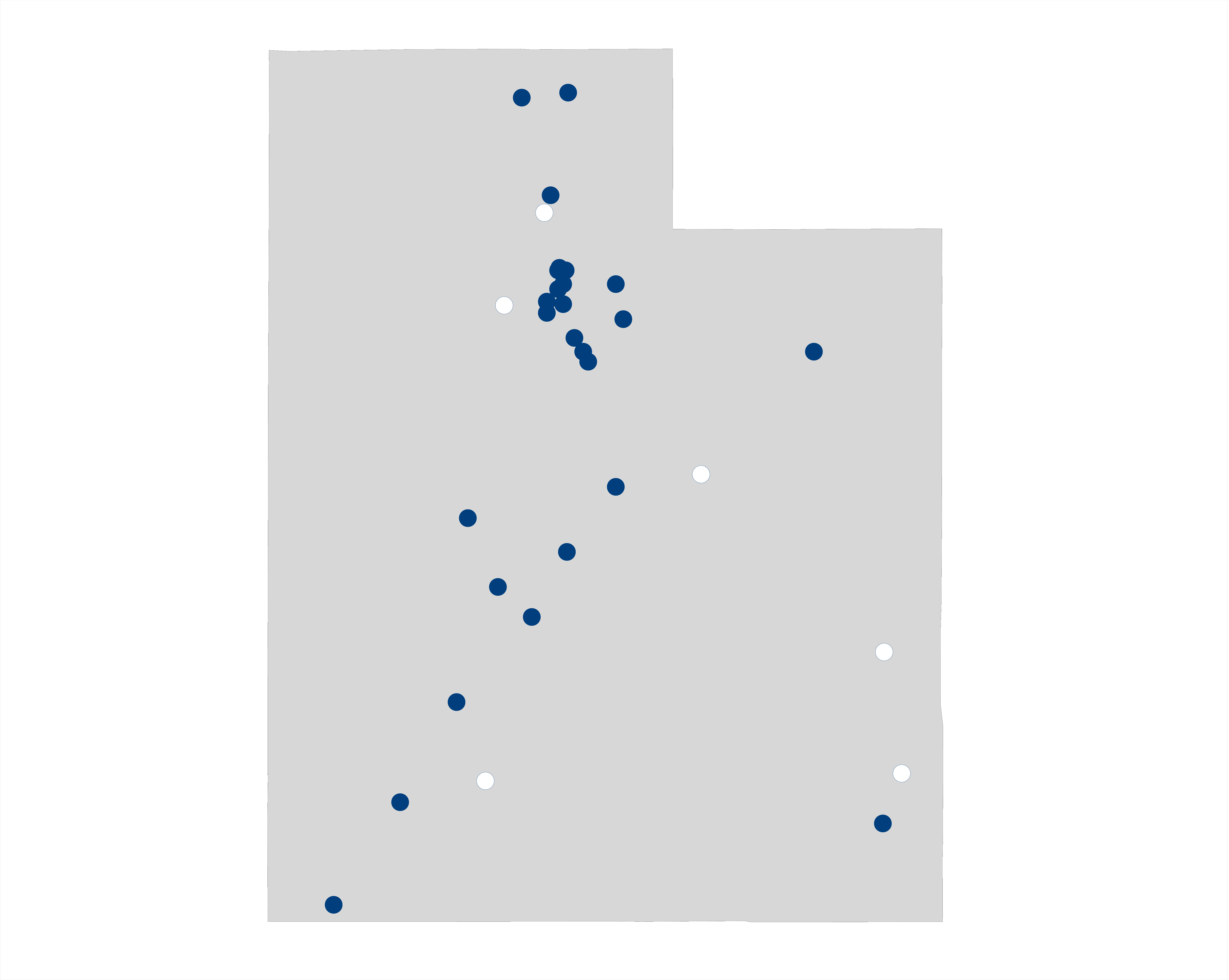 hospital palliative care map for Utah